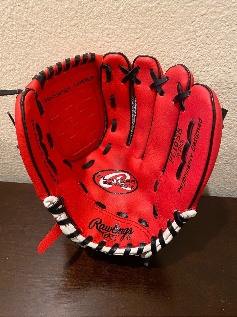 Rawlings Players Series 10" PL10SS Rt Hand Throw T-Ball Baseball Softball Glove